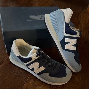 New Balance Classics 574 - Navy/Light Blue/Cream